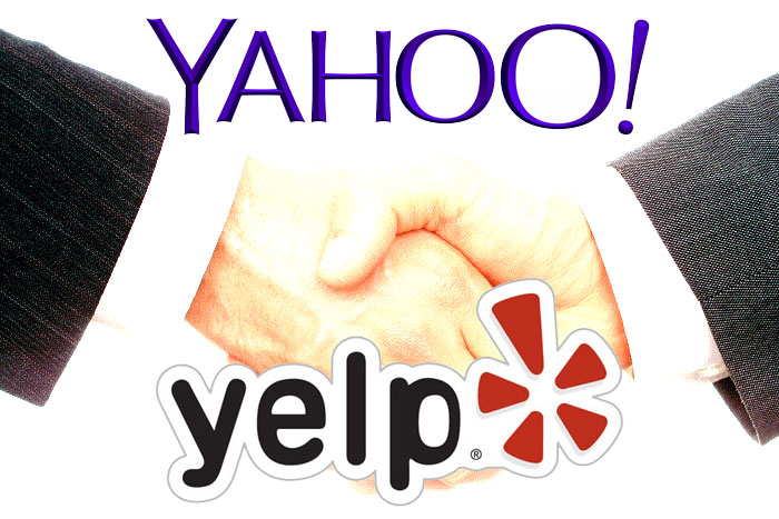 Yahoo and Yelp form an alliance.